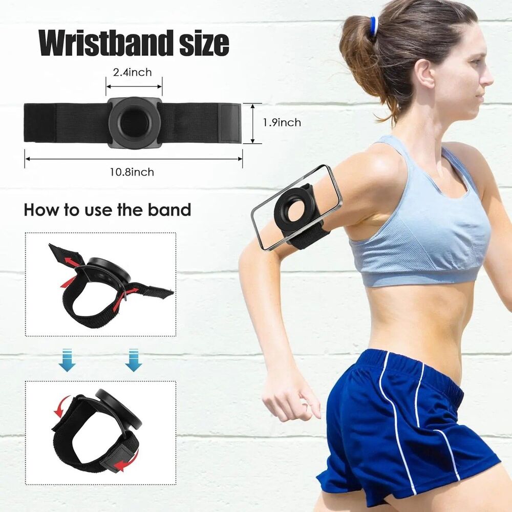 MagSafe Strong Magnetic Suction Bracket Mobile Phone Holder Wrist Strap Arm